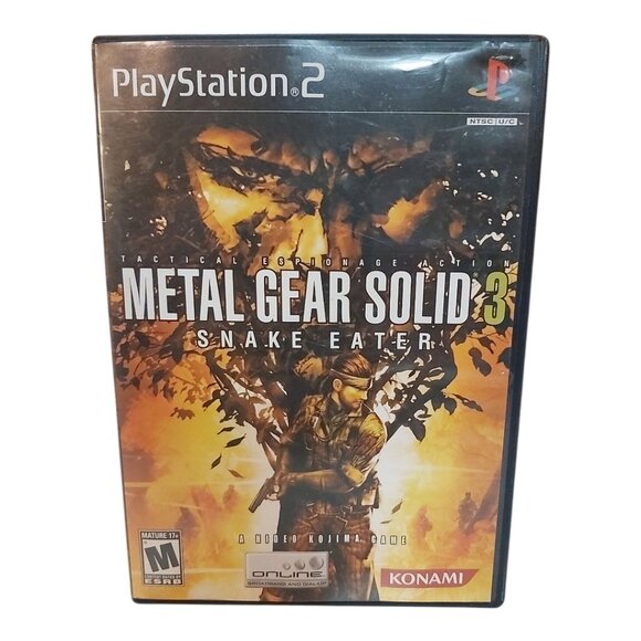 Metal Gear Solid 3 Snake Eater PS2 Case & Manual Only Complete Box No Disc - Picture 1 of 5